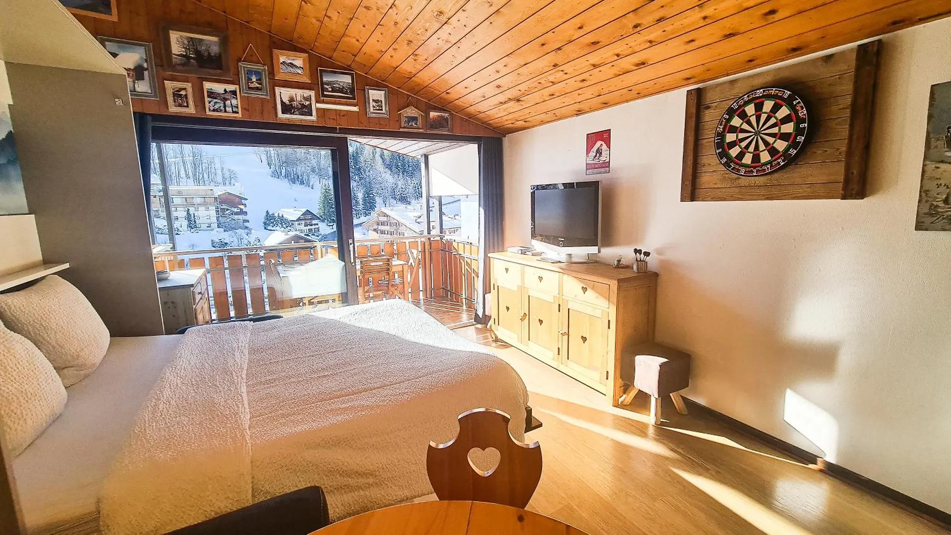 Studio Les Granges - Vue Montage Et Village, Centre La Clusaz - Aravistour Apartment