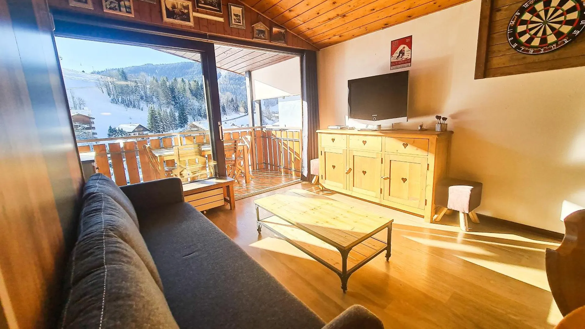 Apartment Studio Les Granges - Vue Montage Et Village, Centre La Clusaz - Aravistour France
